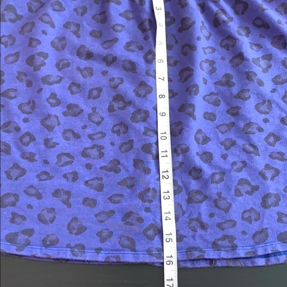 Splendid purple leopard elastic waist skirt - Picture 4 of 7